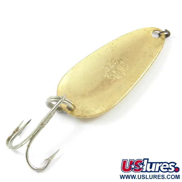 Vintage   Glen Evans 576, 3/16oz Gold fishing spoon #3245