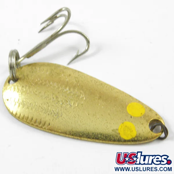 Vintage   Glen Evans 576, 3/16oz Gold fishing spoon #3245