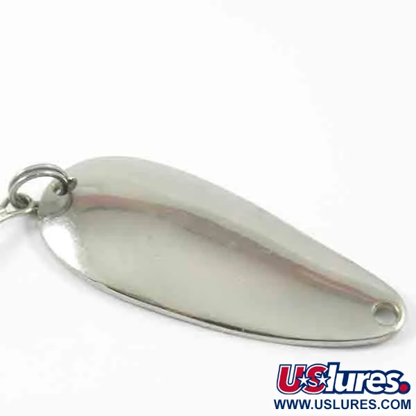 Vintage  Glen Evans Evans, 3/4oz Rainbow Nickel fishing spoon #3247