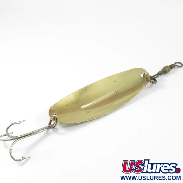 Vintage   Williams Wabler W70, 1oz Gold fishing spoon #3248