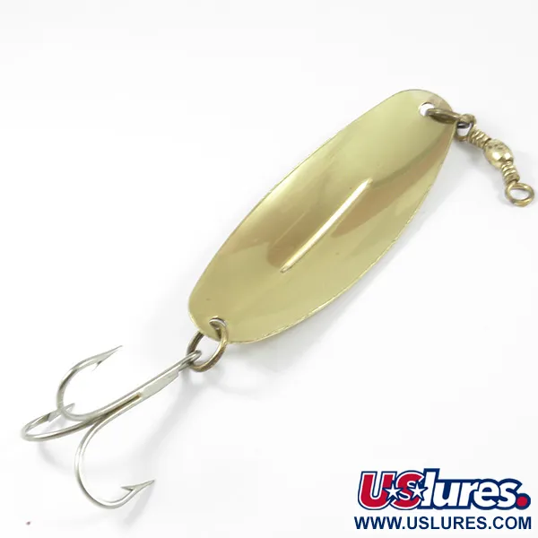 Vintage   Williams Wabler W70, 1oz Gold fishing spoon #3250