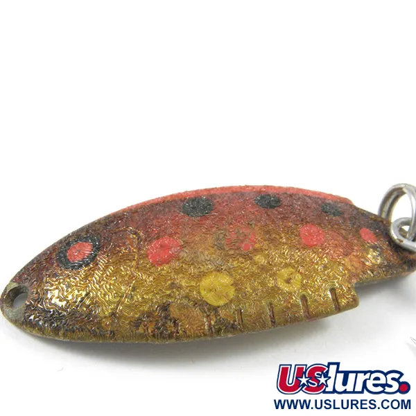Vintage   Thomas Buoyant, 3/16oz Bronze (Brass) fishing spoon #3257