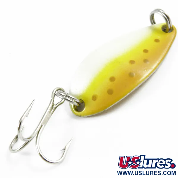 Vintage  Seneca Little Cleo, 1/8oz Golden Trout fishing spoon #3274
