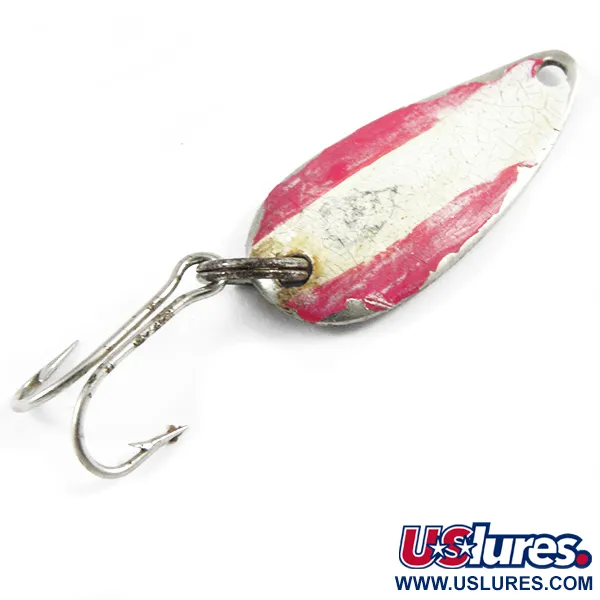 Vintage  Eppinger Dardevle Skeeter, 1/32oz Red / White / Nickel fishing spoon #3275