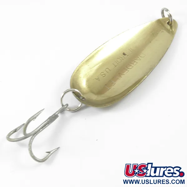 Vintage  Eppinger Dardevle Dardevlet , 3/4oz Brass fishing spoon #3282