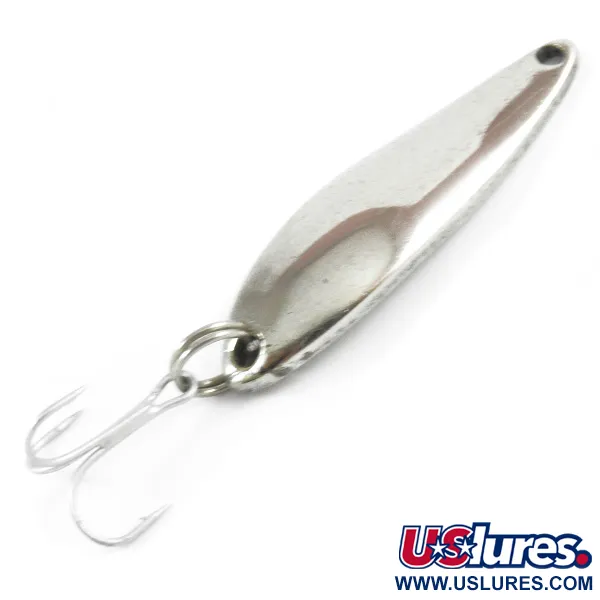 Vintage  Acme Fiord Spoon, 1/4oz Nickel fishing spoon #3288