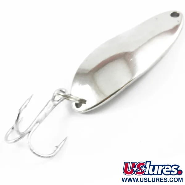 Vintage  Seneca Little Cleo (Hula Girl), 1/3oz Nickel fishing spoon #3293