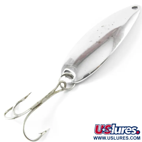 Vintage   Johnson Sprite, 1/3oz Nickel fishing spoon #3297