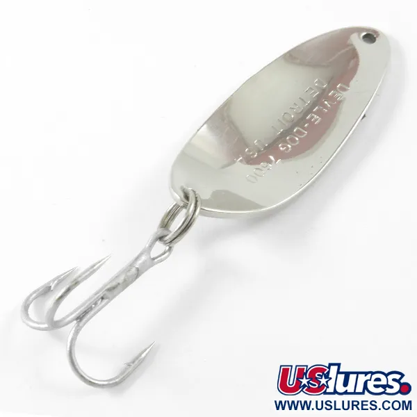 Vintage  Eppinger Dardevle Devle Dog 7600, 1/3oz Nickel fishing spoon #3300