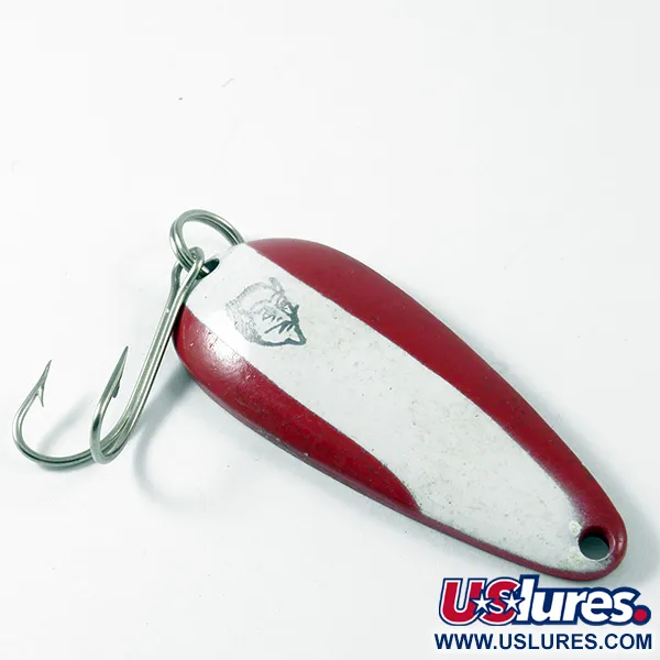 Vintage  Eppinger Dardevle Rok't Imp, 3/4oz Red / White / Nickel fishing spoon #3309