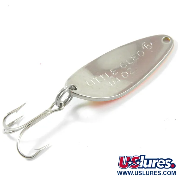 Vintage   Acme Little Cleo, 1/4oz Fire Tiger fishing spoon #3323