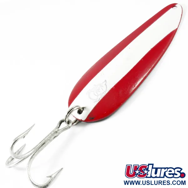 Vintage  Eppinger Dardevle, 1oz Red / White / Nickel fishing spoon #3332
