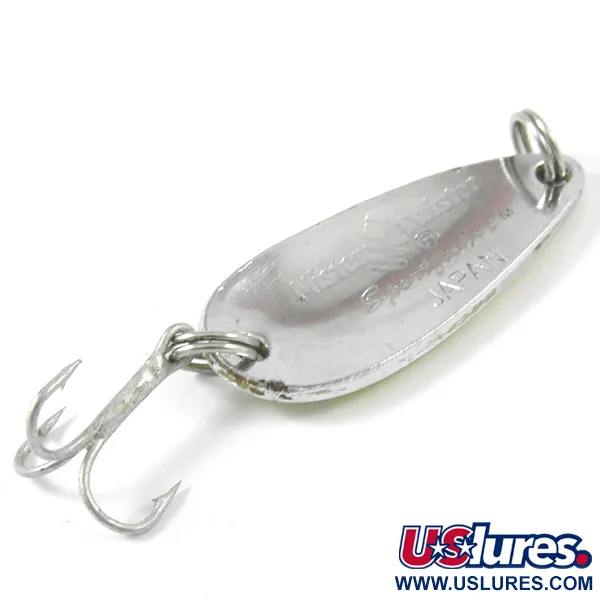 Vintage   Mister Twister Shelby Sportfisher, 3/16oz Five of Diamonds (Yellow / Red / Nickel) fishing spoon #3342