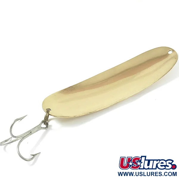 Vintage   Pflueger Scamper, 1oz Brass fishing spoon #3345