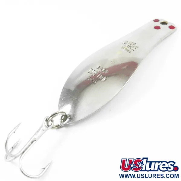 Vintage  Other Little Doctor 265, 1/3oz Nickel / Red fishing spoon #3346