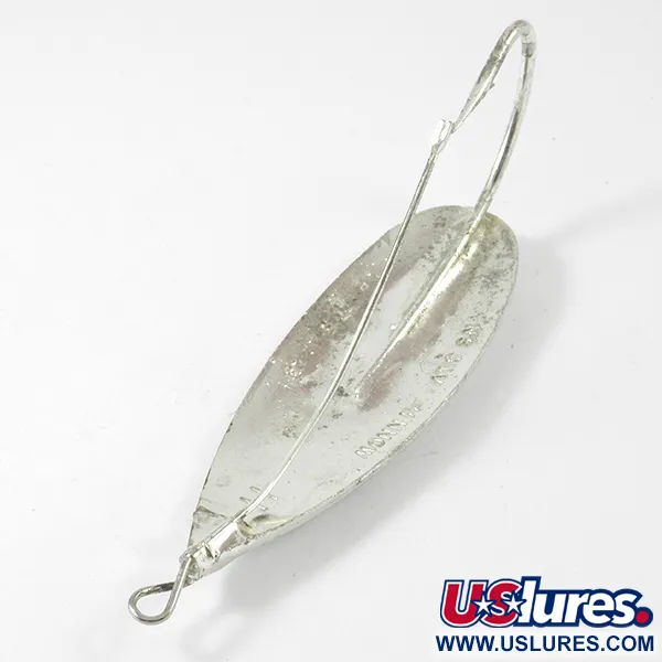 Vintage   Weedless Johnson Silver Minnow, 3/4oz Silver fishing spoon #3357