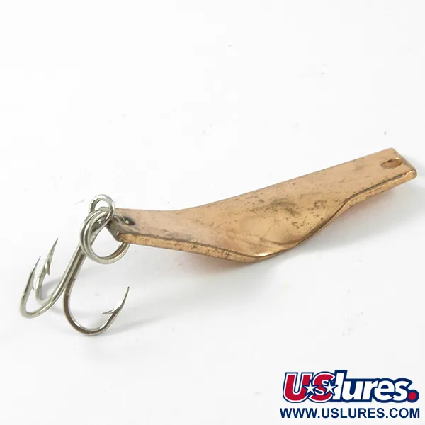 Vintage  Z-RAY Lures Z-Ray, 1/8oz Copper fishing spoon #3366