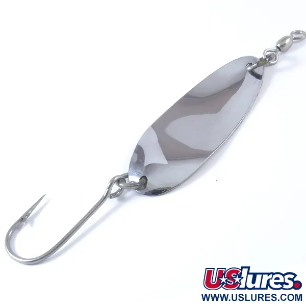 Vintage  Silver Horde / Gold Star Silver Horde, 1/3oz Nickel / Golden Hologram fishing spoon #3384