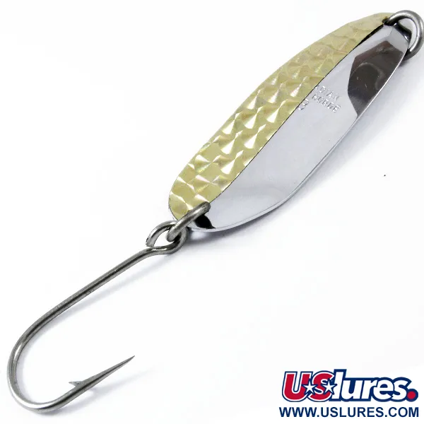 Vintage  Silver Horde / Gold Star Silver Horde, 1/3oz Nickel / Golden Hologram fishing spoon #3384