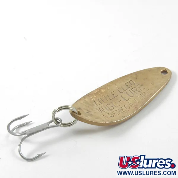 Vintage  Seneca Little Cleo Crystal 3389, 1/4oz Crystal (Copper Scale) fishing spoon #3389
