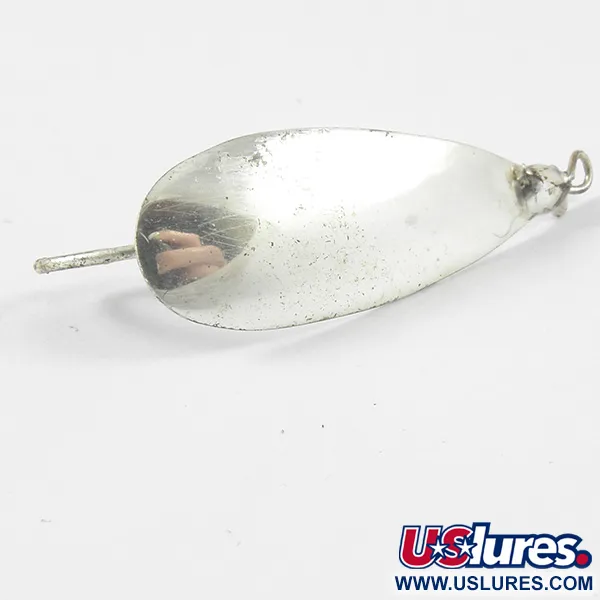 Vintage   Weedless Johnson Silver Minnow, 3/64oz Silver (Silver plated) fishing spoon #3394