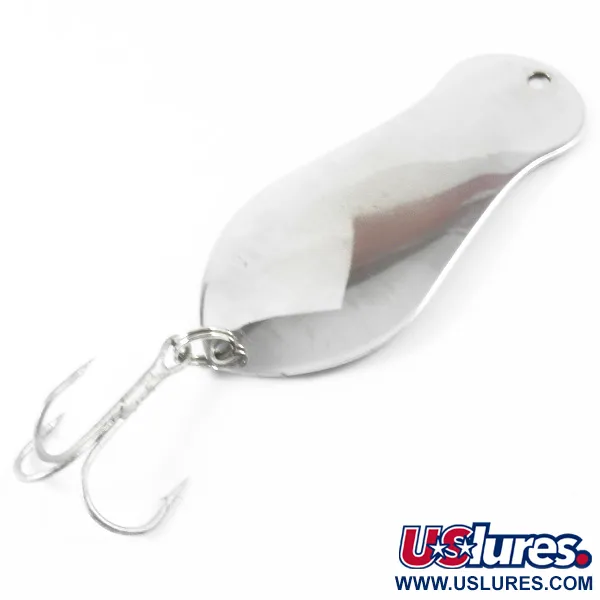 Vintage  K-B Bait K-B Spoon 2, 1/2oz Nickel fishing spoon #3398
