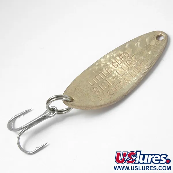 Vintage  Seneca Little Cleo, 1/4oz Crystal (Golden Scale)  fishing spoon #3403