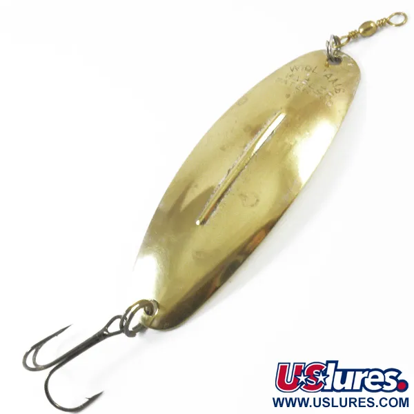 Vintage   Williams Wabler W70, 1oz Gold fishing spoon #3413