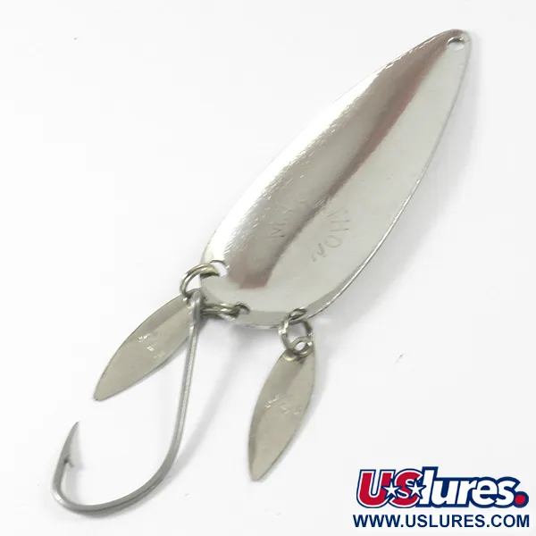 Vintage  Marathon Bait Company Marathon, 3/5oz Nickel fishing spoon #3415