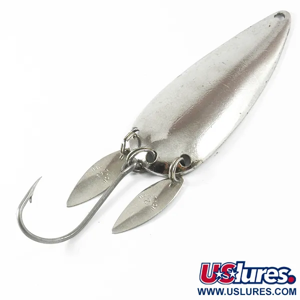 Vintage  Marathon Bait Company Marathon, 3/5oz Nickel fishing spoon #3415