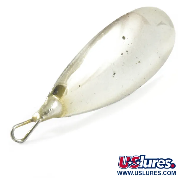 Vintage   Weedless Johnson Silver Minnow , 3/16oz Silver fishing spoon #3423