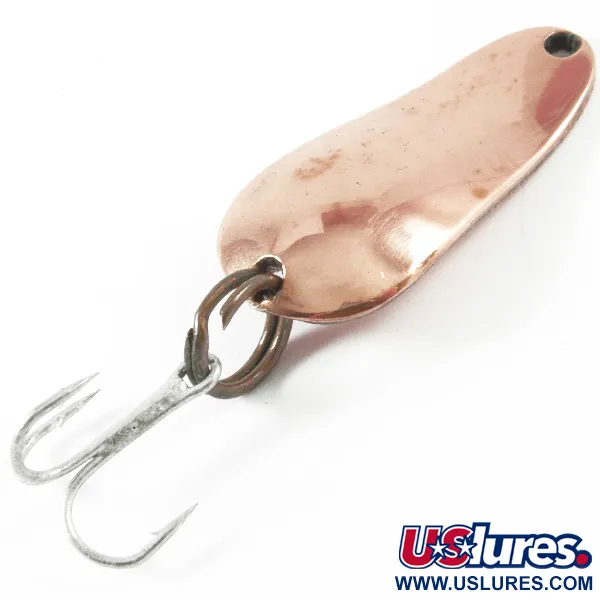 Vintage  Weller Spinno-King 00, 1/4oz Copper fishing spoon #3426