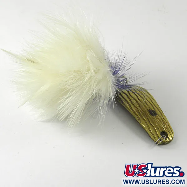 Vintage   Herter's Hudson bay spoon, 1/4oz Gold fishing spoon #3427