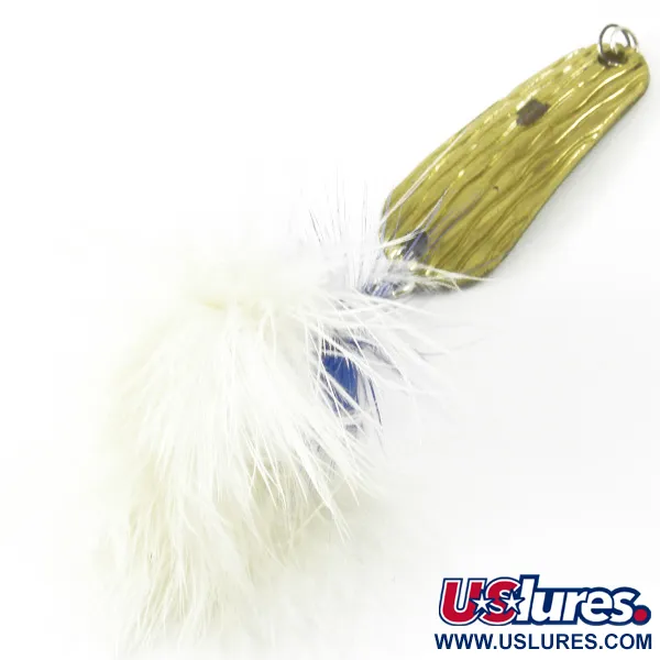 Vintage   Herter's Hudson bay spoon, 1/4oz Gold fishing spoon #3427