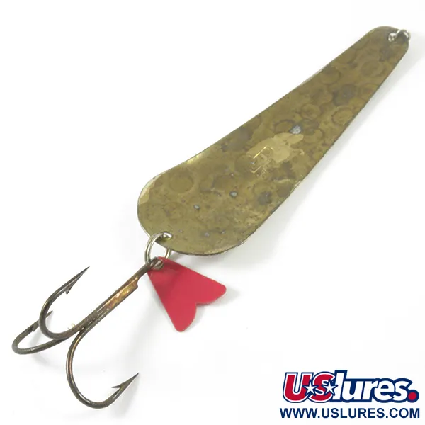 Vintage   EGB , 1/3oz Silver / Brass (Silver Plated) fishing spoon #3429