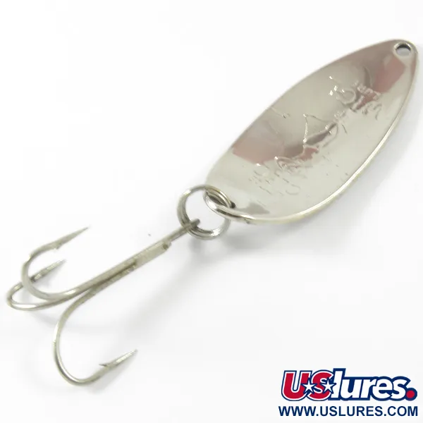 Vintage  Seneca Little Cleo (Hula Girl), 1/2oz Nickel fishing spoon #3435