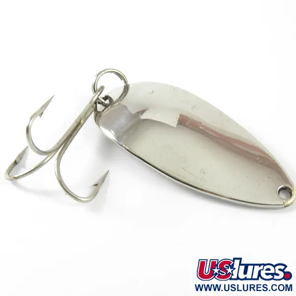 Vintage  Seneca Little Cleo (Hula Girl), 1/2oz Nickel fishing spoon #3435