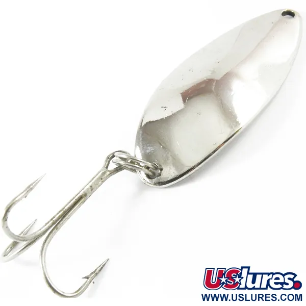 Vintage  Seneca Little Cleo (Hula Girl), 1/2oz Nickel fishing spoon #3435