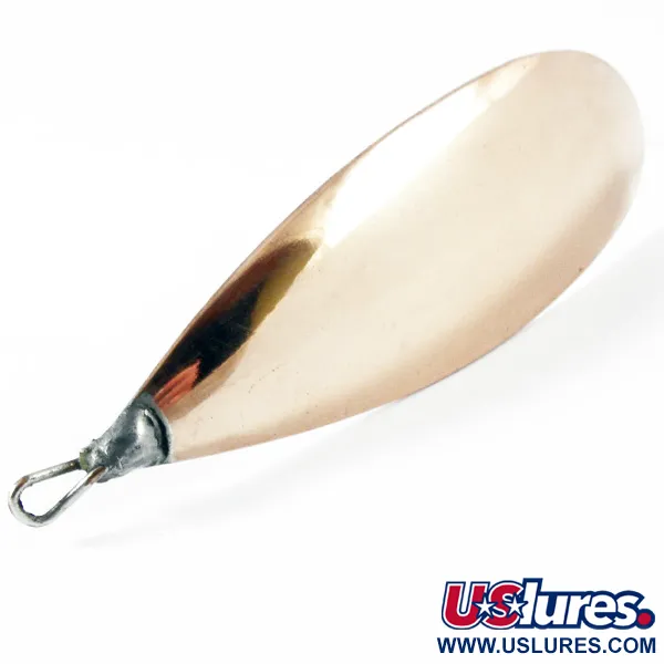 Vintage   Weedless Johnson Silver Minnow, 2/5oz Copper / Silver fishing spoon #3437