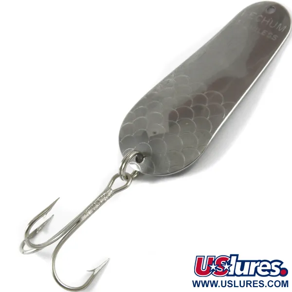 Vintage  Unknown Kechum​, 1/2oz Steel fishing spoon #3441