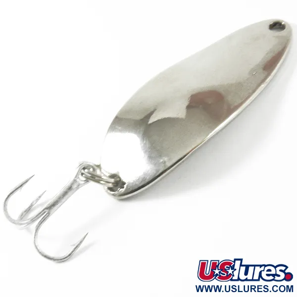 Vintage  Seneca Little Cleo (Hula Girl), 1/3oz Nickel fishing spoon #3445