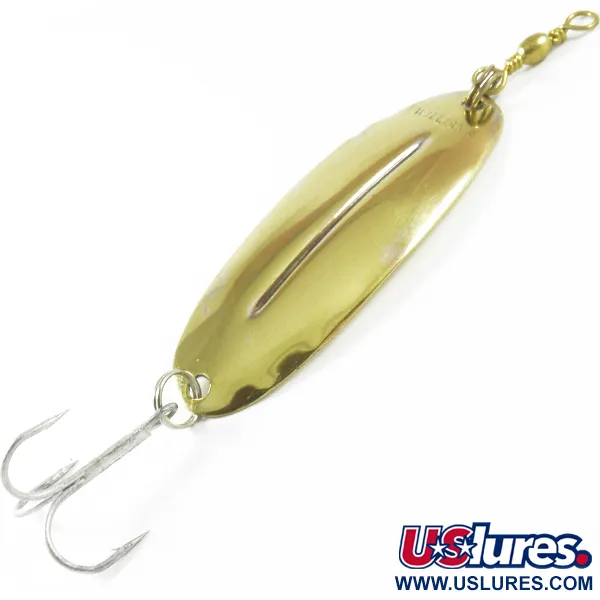 Vintage   Williams Wabler W55 Lite, 1/4oz Gold fishing spoon #3451