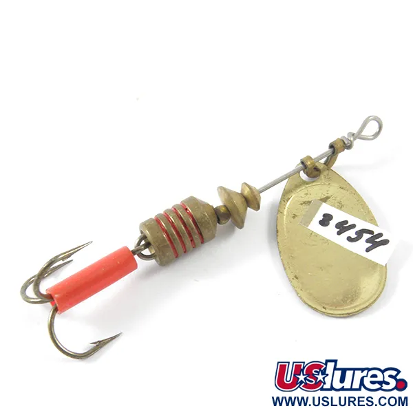 Vintage   Mepps Aglia 1, 1/8oz Brass spinning lure #3454