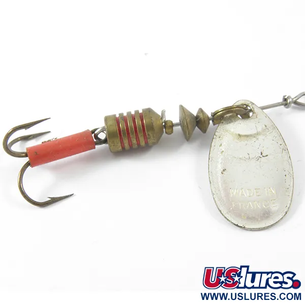 Vintage   Mepps Aglia 1, 1/8oz Silver spinning lure #3455