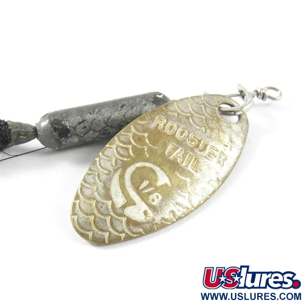 Vintage  Yakima Bait Worden’s Original Rooster Tail, 1/8oz Silver spinning lure #3457