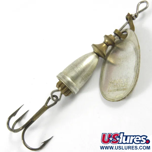 Vintage   Blue Fox Super Vibrax 1, 1/8oz Silver spinning lure #3466