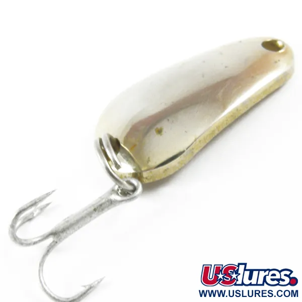 Vintage  Acme Wob-L-Rite, 3/16oz Gold fishing spoon #3472