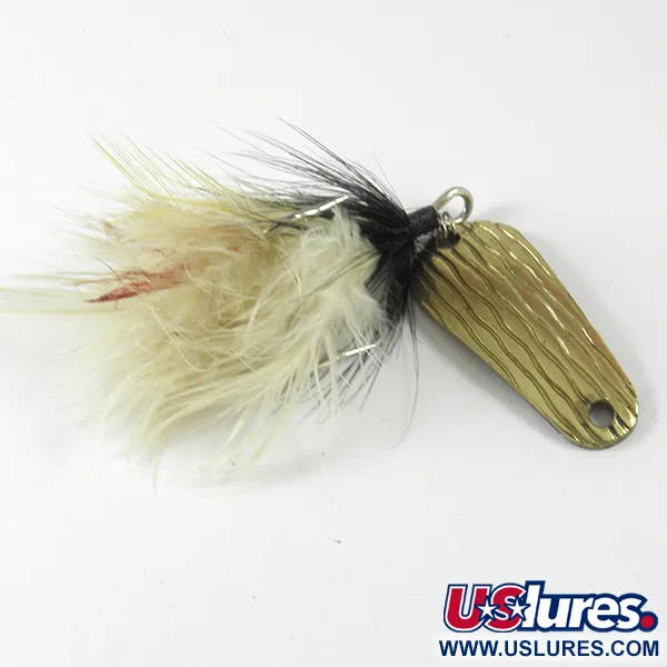 Vintage   Herter's Hudson bay spoon, 1/4oz Gold fishing spoon #3493