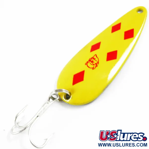 Vintage  Eppinger Dardevle Imp, 2/5oz Five of Diamonds fishing spoon #3503