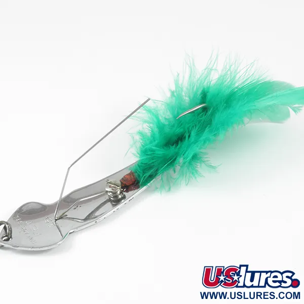 Vintage   Tony Accetta Pet Spoon 15, 1/2oz Nickel fishing spoon #3511